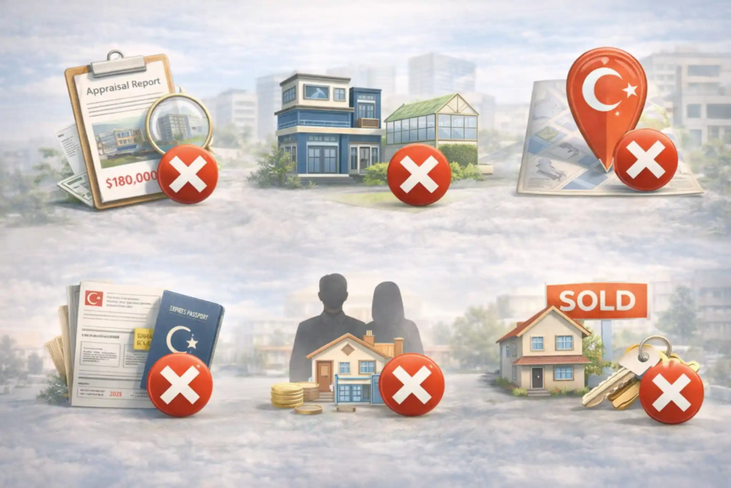 أسباب رفض الإقامة العقارية في تركيا 2026