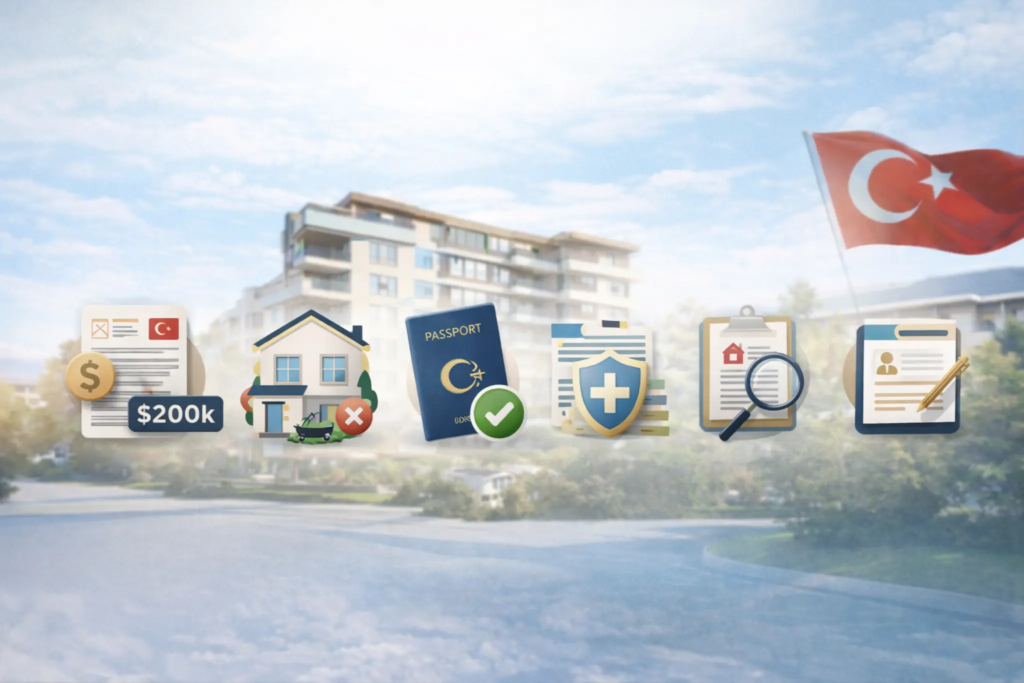 شروط الاقامة العقارية في تركيا