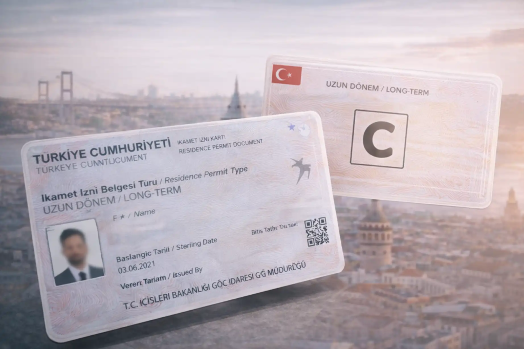 شكل الاقامة الدائمة في تركيا