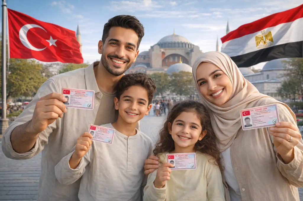 الإقامة الدائمة في تركيا للمصريين