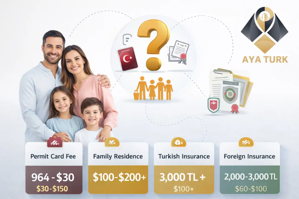 تكلفة الاقامة العائلية في تركيا 2026