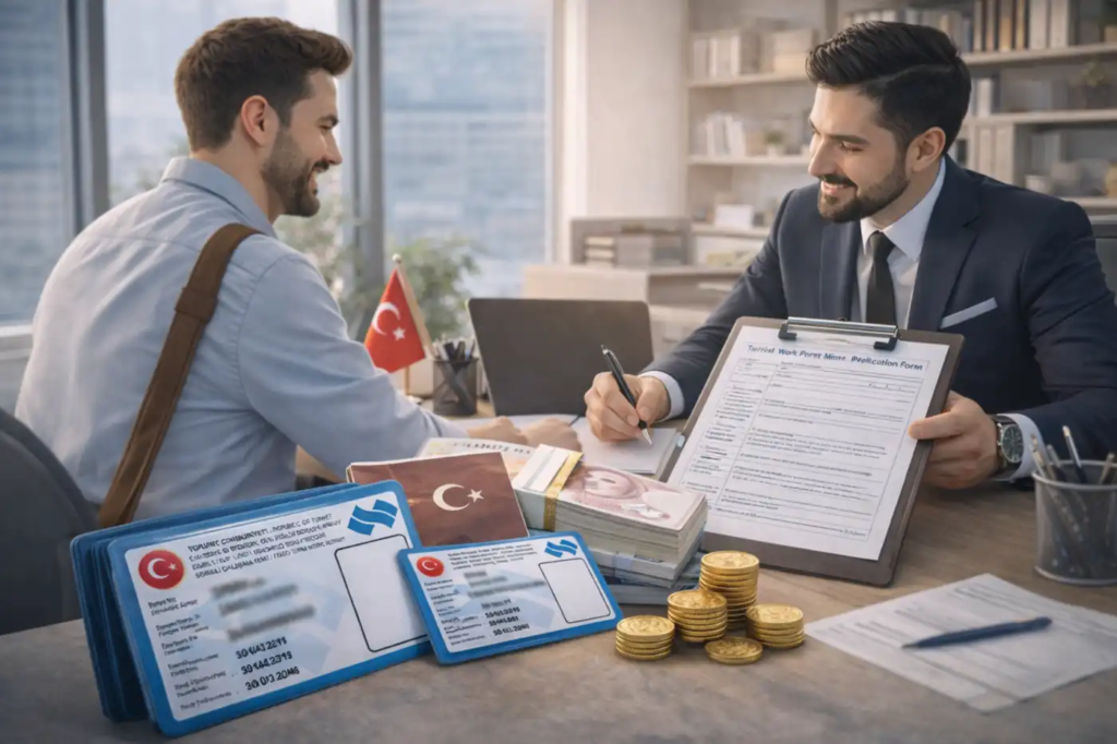 الأوراق المطلوبة للتقديم على اقامة العمل في تركيا