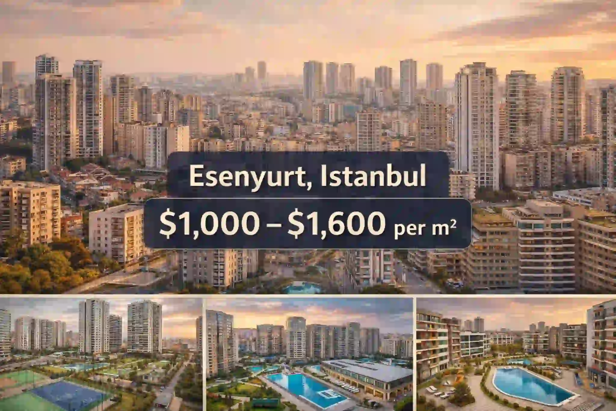 بيوت رخيصة للبيع في تركيا اسطنبول في منطقة اسنيورت