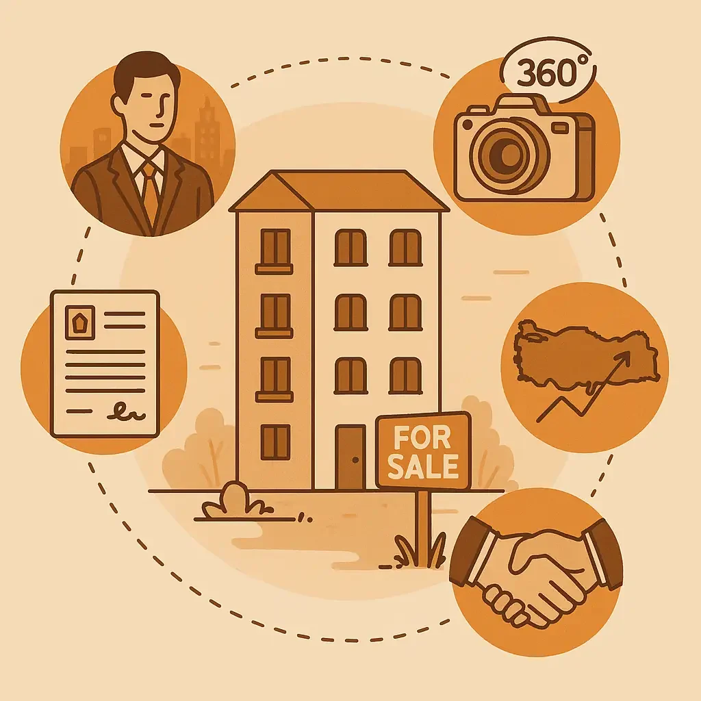 خدمة إعادة بيع العقارات في تركيا