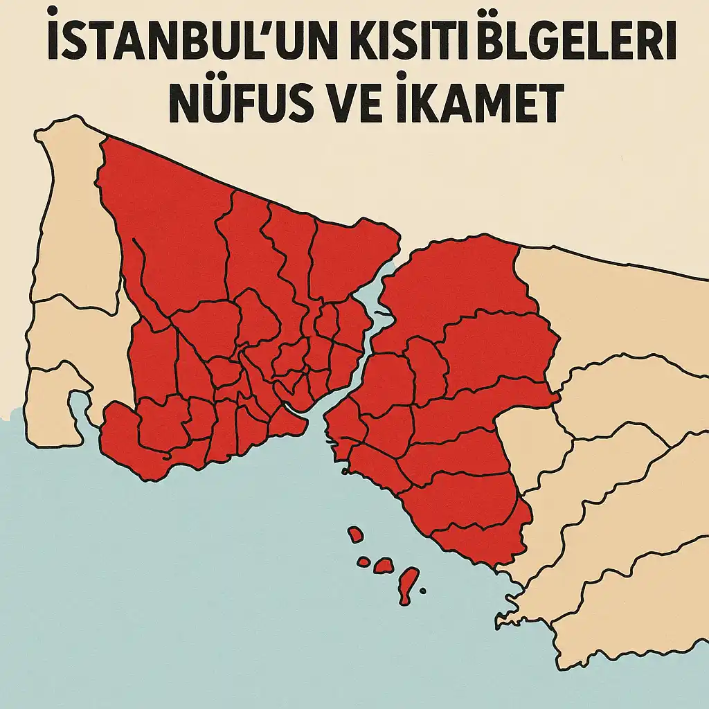 مناطق اسطنبول المحظورة 2025: النفوس والإقامة