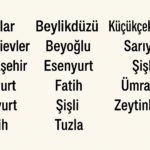 مناطق اسطنبول المحظورة 2025: النفوس والإقامة