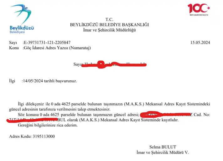 ورقة النومراتاج في تركيا: Numarataj وكيف تستخرجها؟
