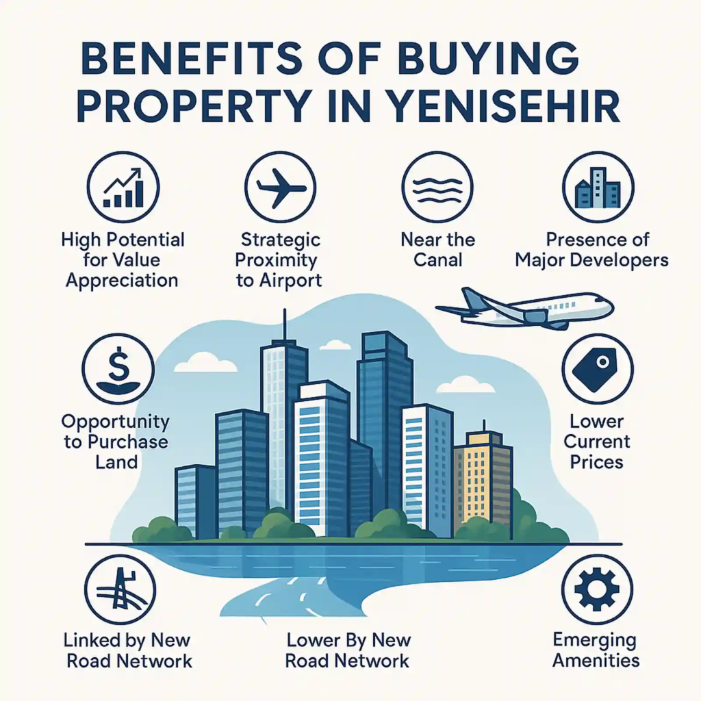 شراء عقار في منطقة يني شهير: الأسباب وفرص الاستثمار