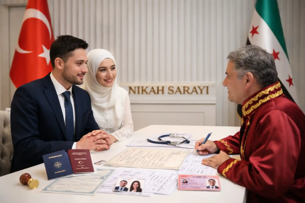 تثبيت الزواج في تركيا للسوريين