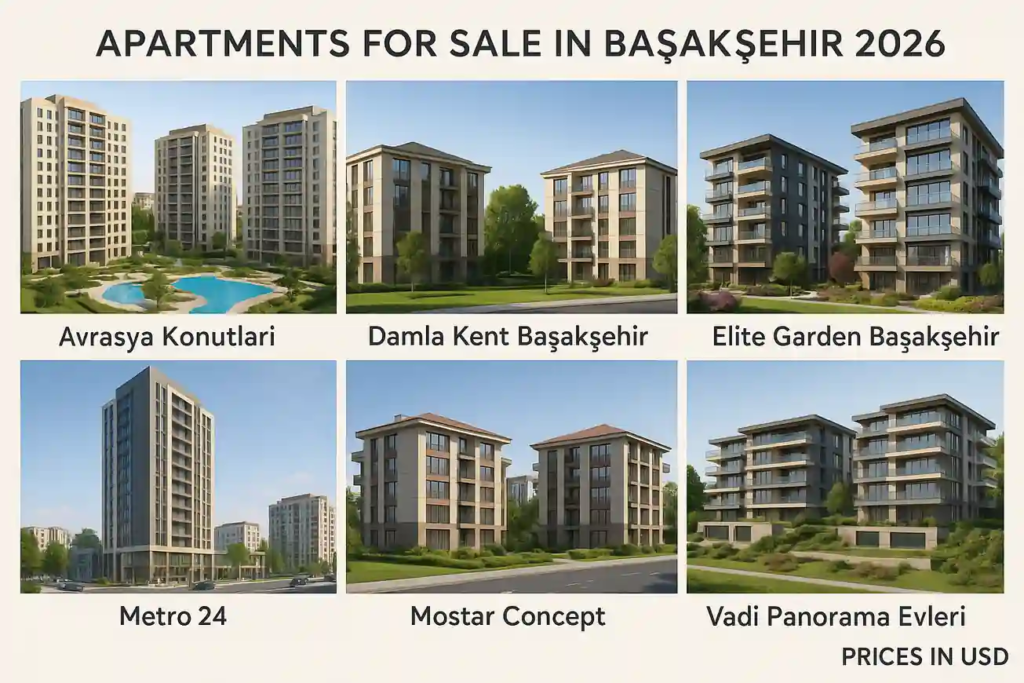 شقق للبيع في باشاك شهير: الأسعار 2026