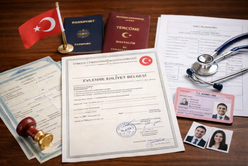 اوراق تثبيت الزواج في تركيا