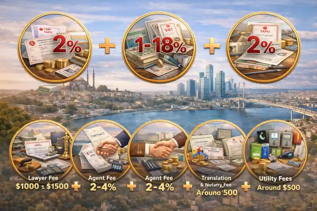 تكاليف شراء عقار في تركيا