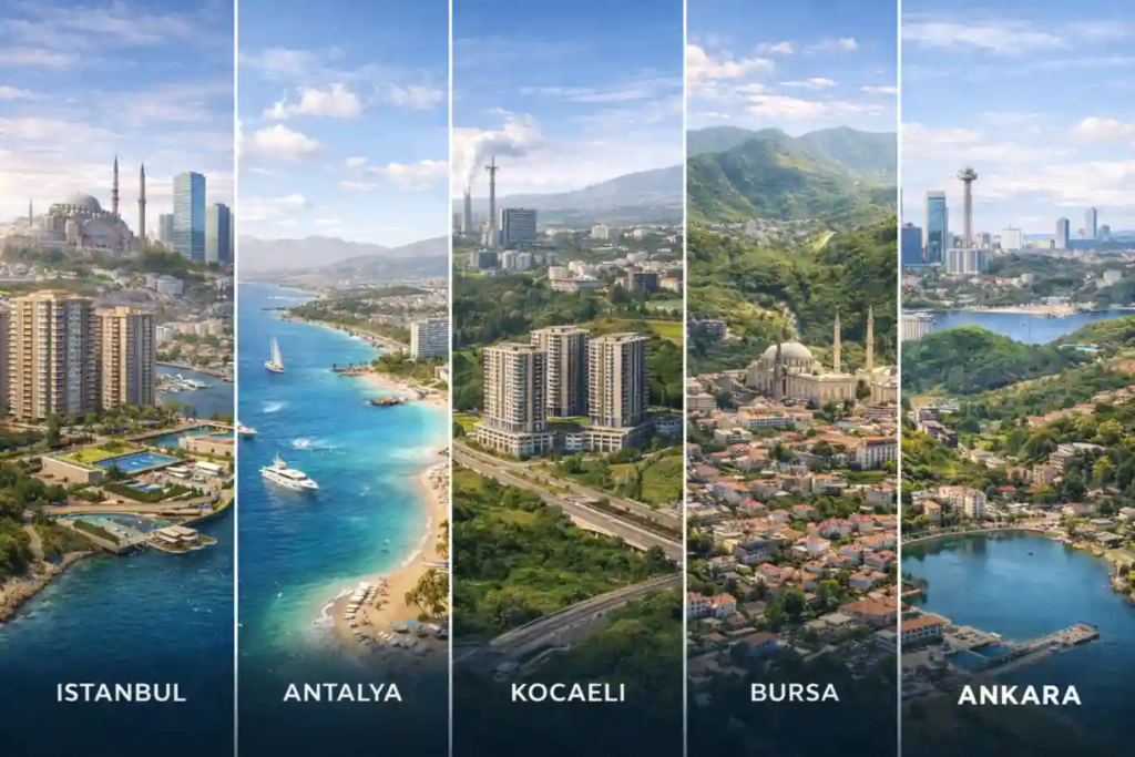 أفضل مدن شراء عقار في تركيا