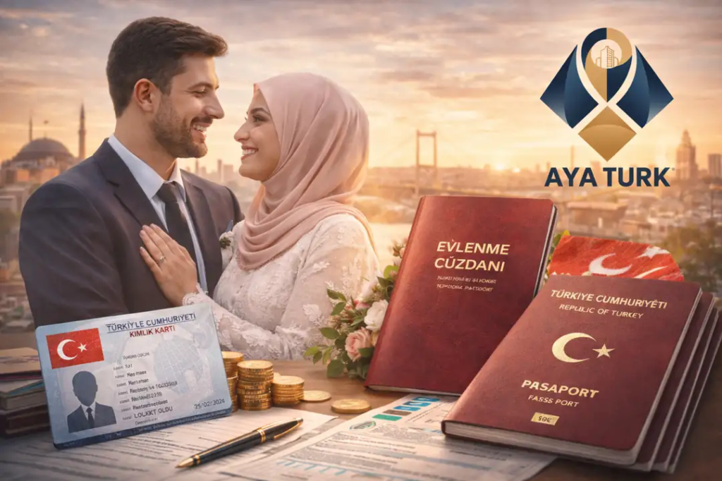 قانون التجنيس عبر الزواج من مواطن تركي