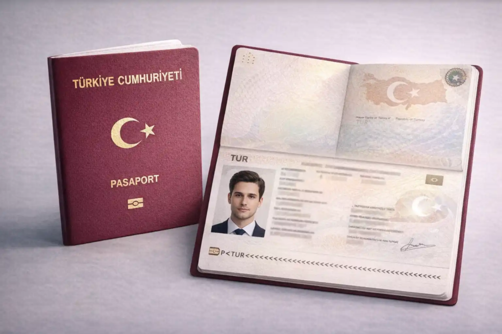 شكل جواز التركي
