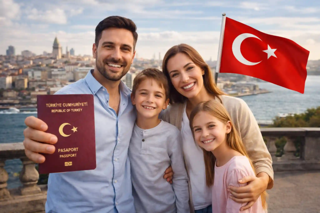 شمول الزوجة والأولاد دون الثامنة عشرة بالجنسية