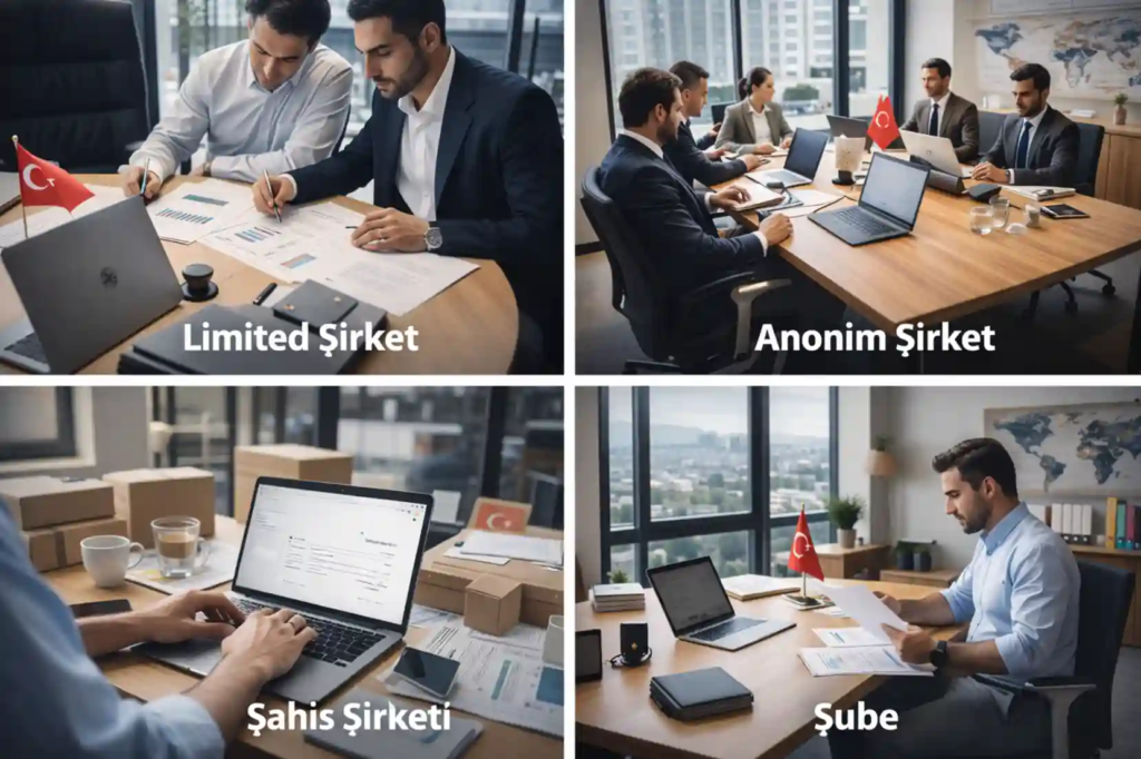 أنواع تأسيس شركة في تركيا من الخارج للأجانب