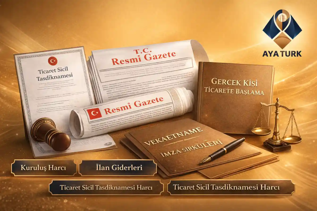 ما هي مصاريف تأسيس الشركة الشخصية في تركيا؟