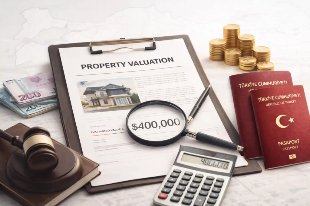 الحصول على التقييم العقاري الموافق لقيمة الجنسية