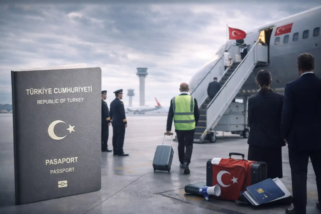 جواز السفر التركي الرمادي (الخدمات)