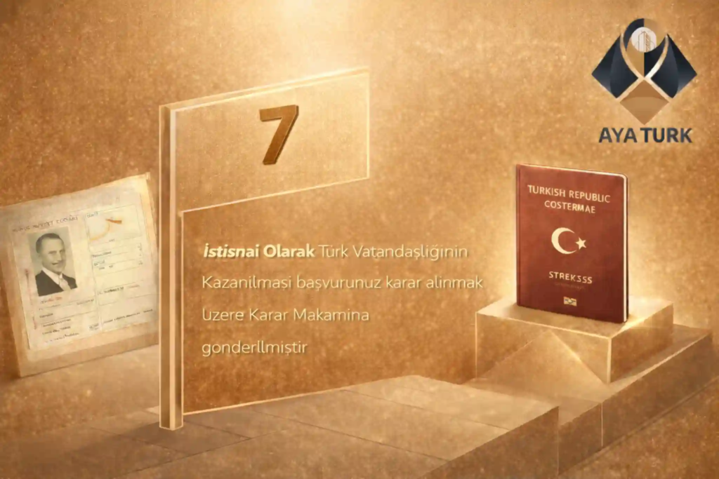 المرحلة السابعة: تم إرسال الملف إلى رئاسة الجمهورية للتوقيع  