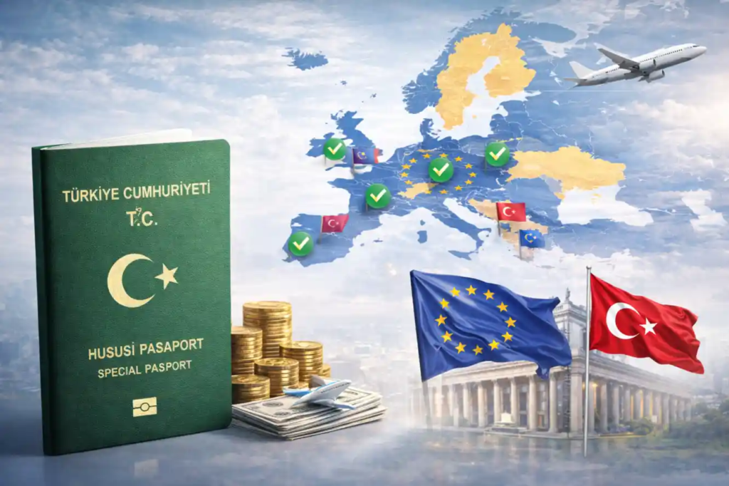 جواز السفر التركي الأخضر (الخاص)