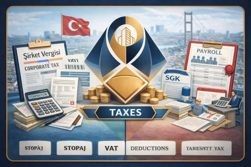 ضرائب شركة الليمتد في تركيا
