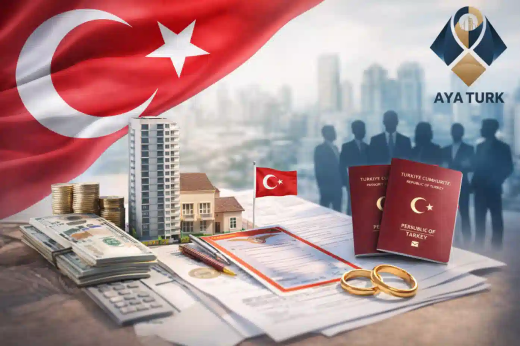 اوراق الجنسية التركية مع آية تورك العقارية