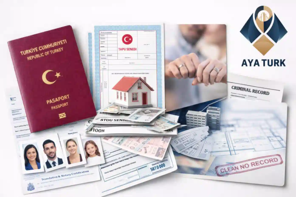 اوراق الجنسية التركية عن طريق شراء عقارات