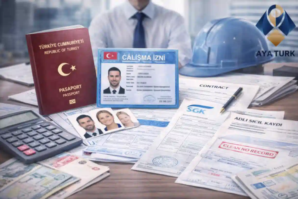 الاوراق المطلوبة للحصول على الجنسية التركية عبر إقامة العمل