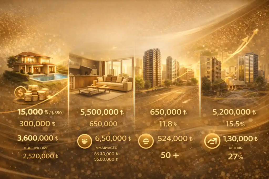 عوائد الاستثمار في المحافظ العقارية في تركيا
