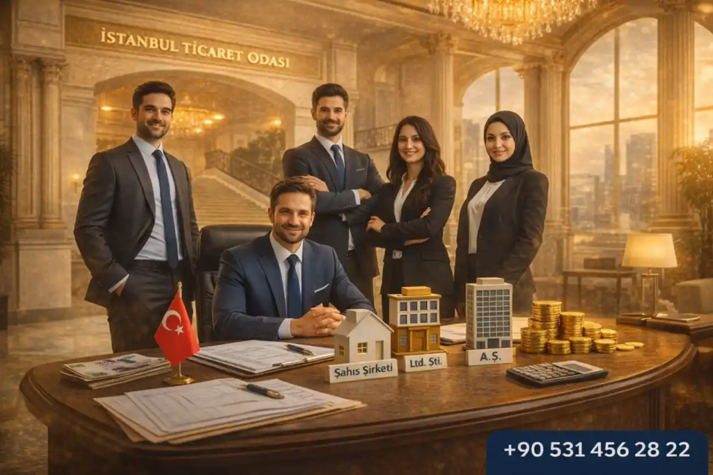 تأسيس انواع الشركات في تركيا مع فريق آية تورك