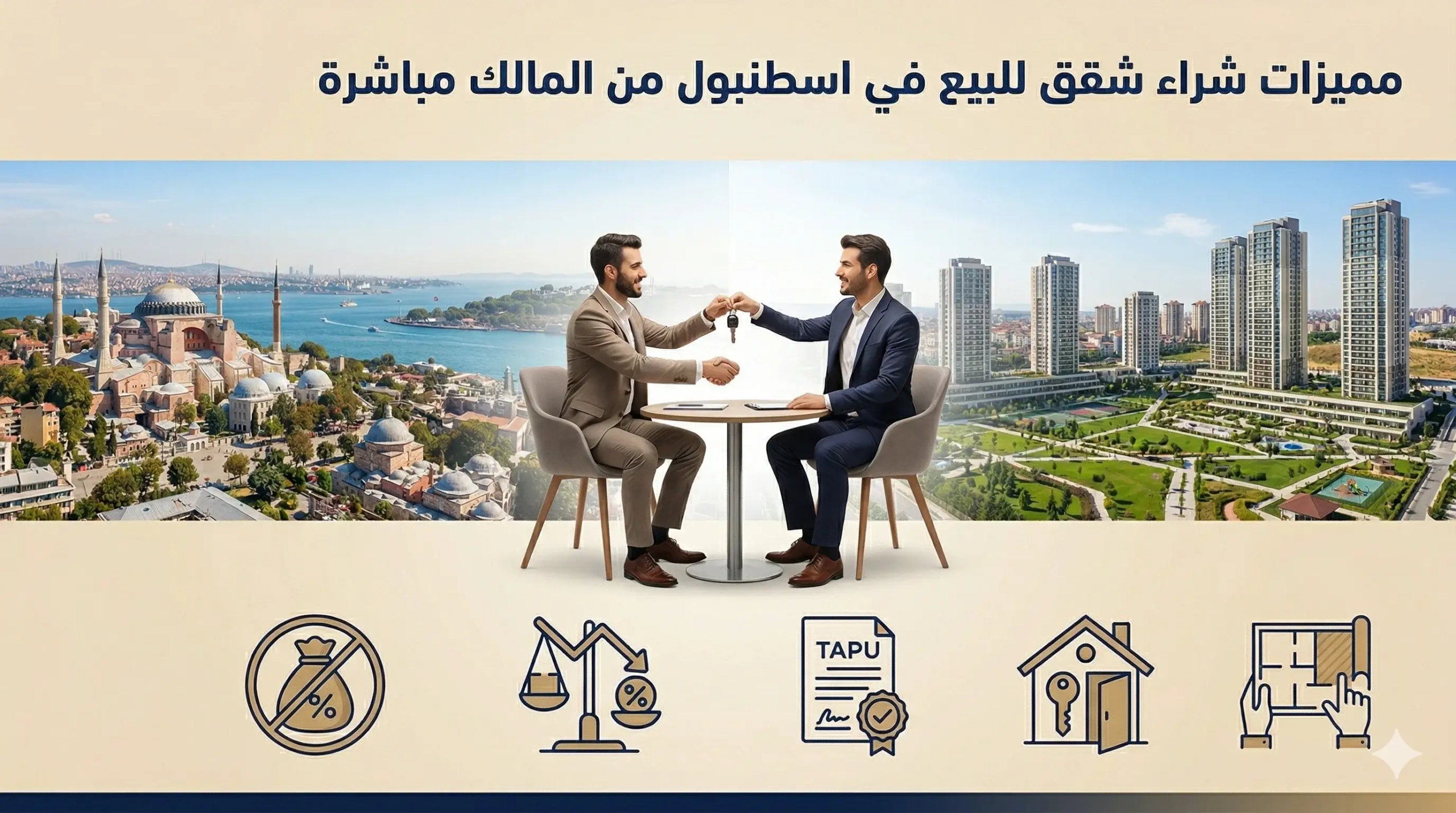 مميزات شراء شقق للبيع في اسطنبول من المالك مباشرة