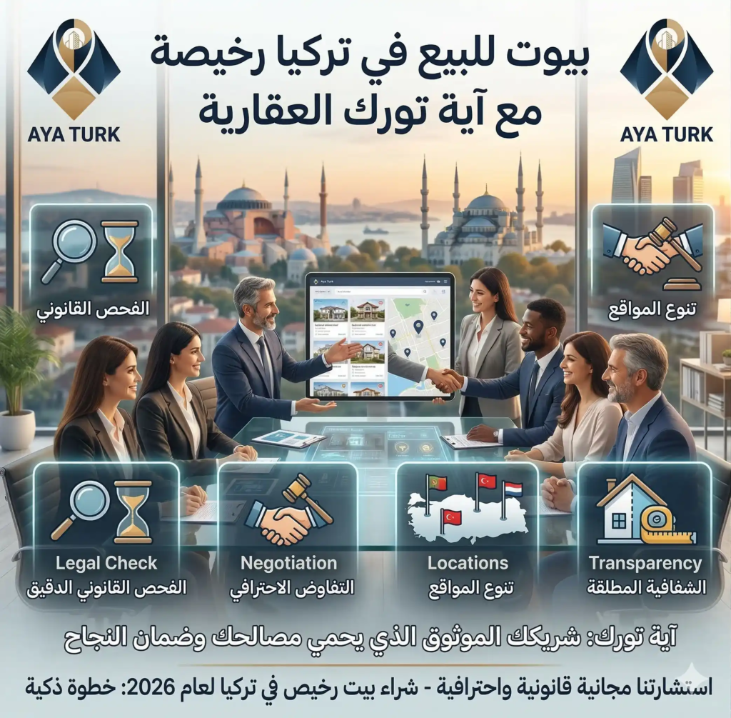 بيوت ريفية رخيصة للبيع في تركيا