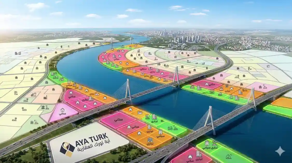 أسعار اراضي للبيع في قناة اسطنبول