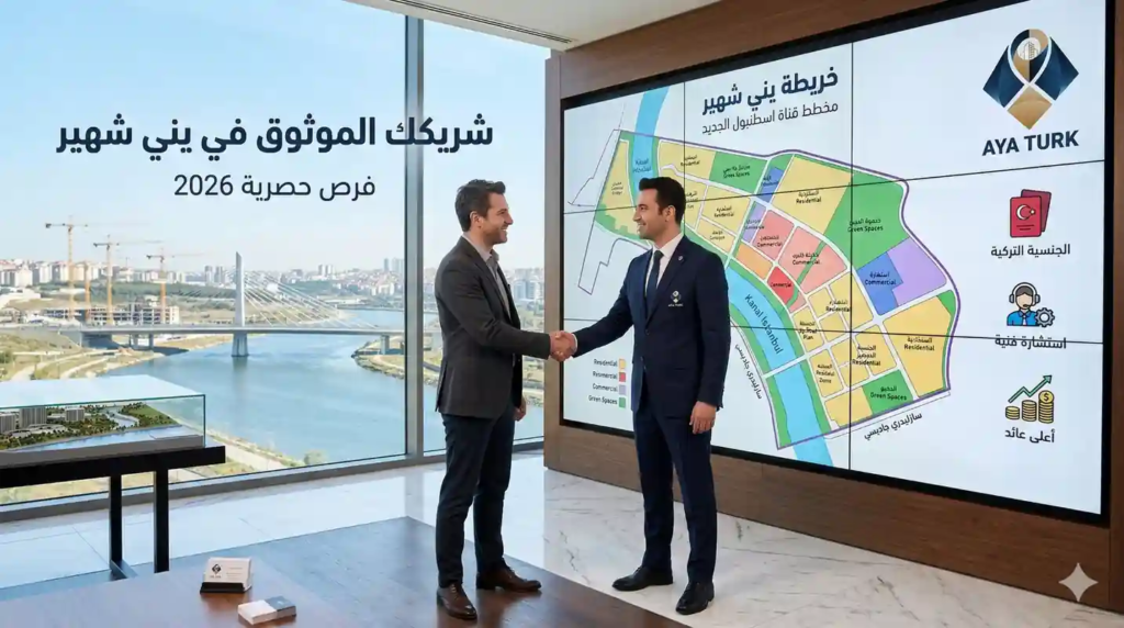 اراضي للبيع في قناة اسطنبول: متوسط الأسعار والعوائد المتوقعة