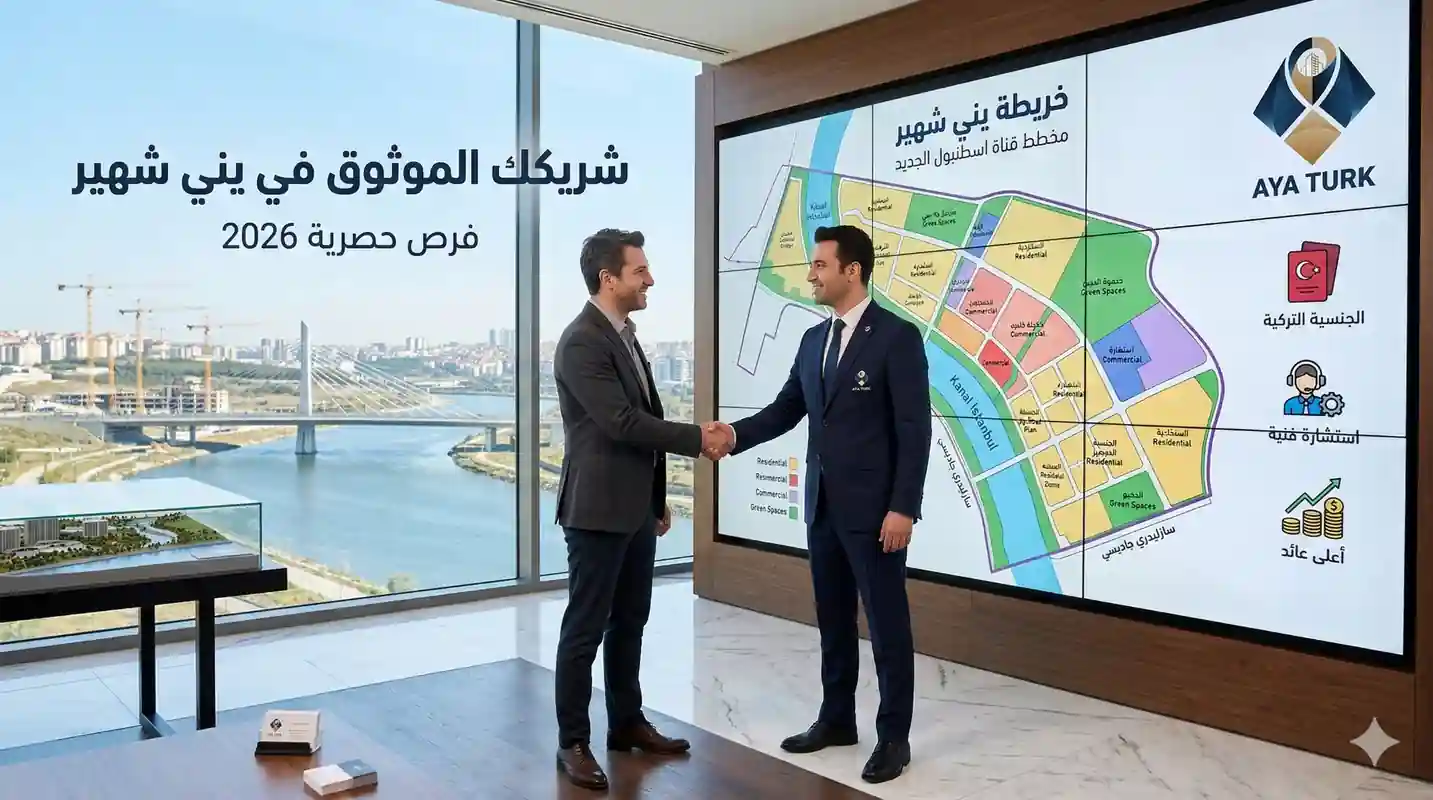 اراضي للبيع في قناة اسطنبول: متوسط الأسعار والعوائد المتوقعة