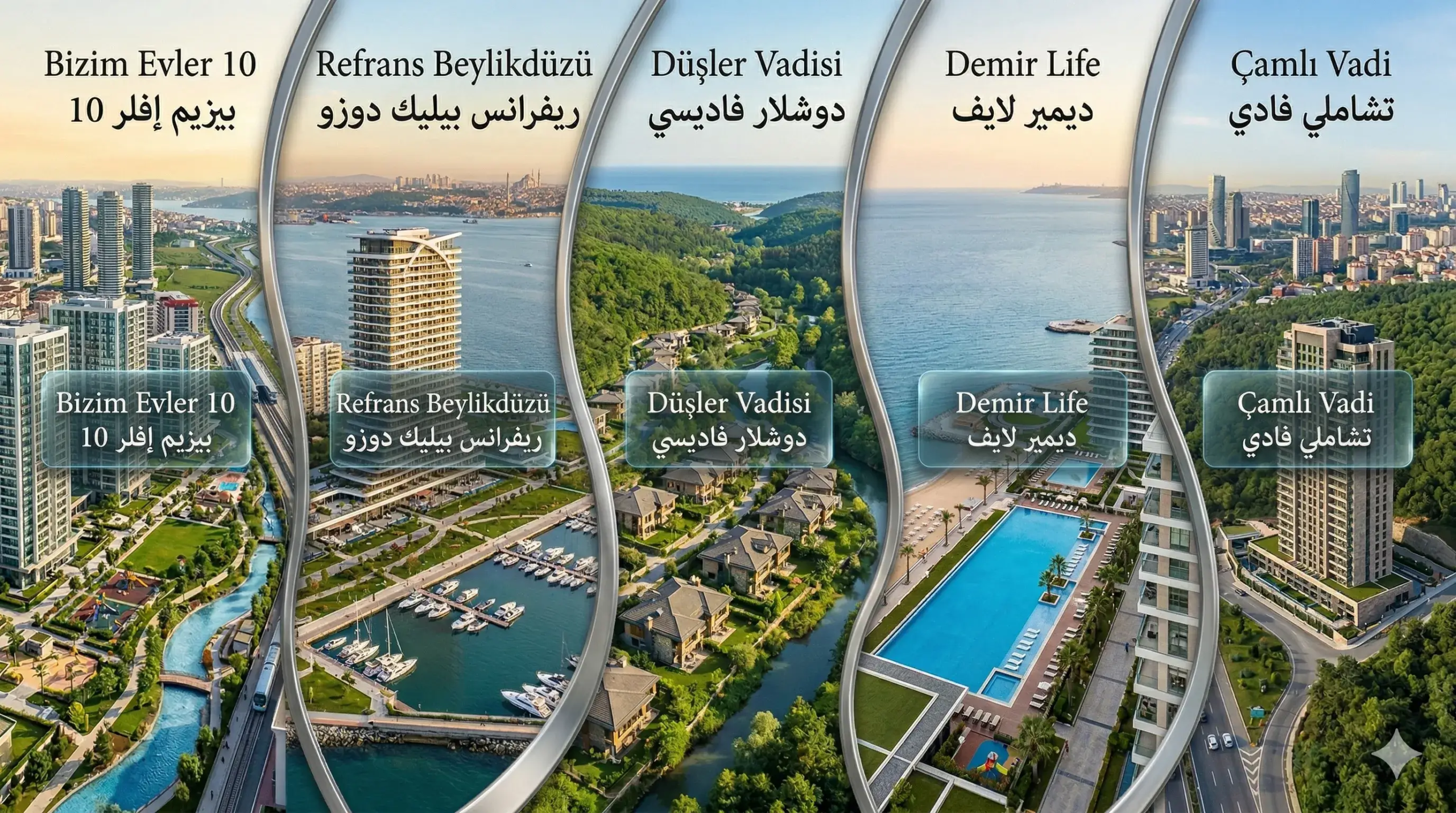 أفضل مشاريع شقق للبيع في إسطنبول 2026