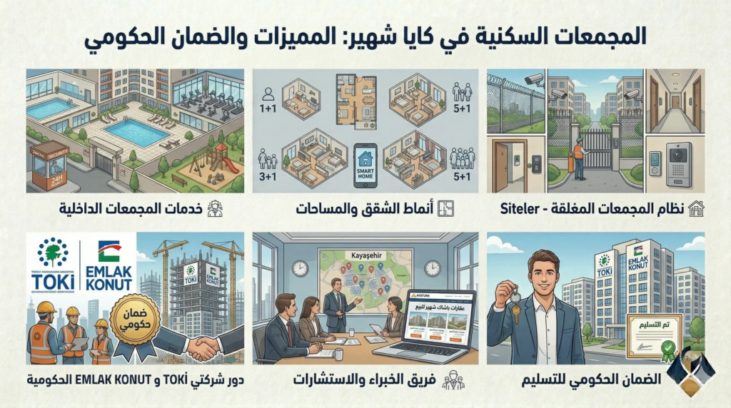 المجمعات السكنية في كايا شهير اسطنبول